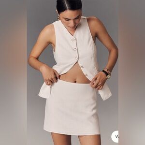 Reformation Linen Skirt